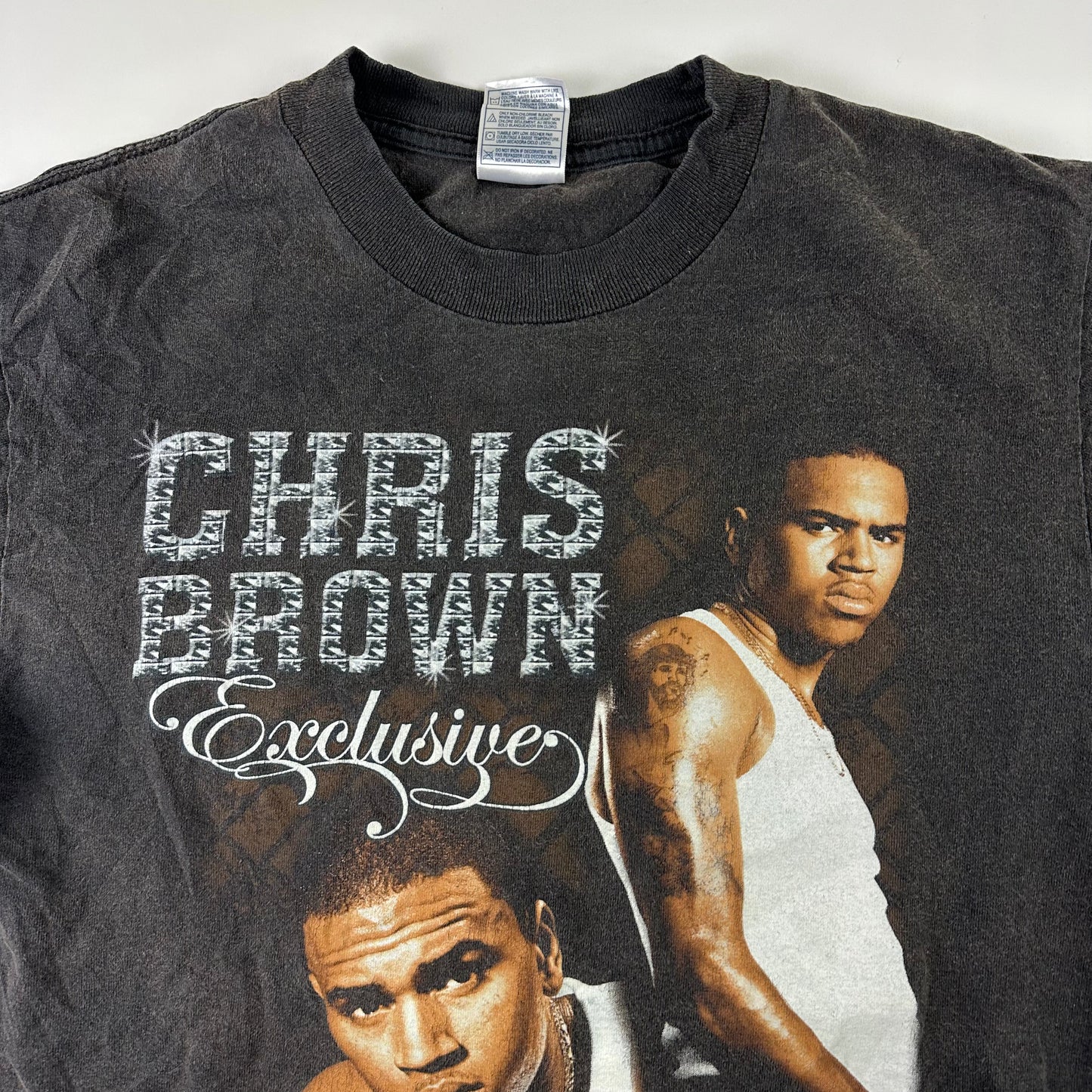 Vintage 2007 Chris Brown Shirt Small Exclusive Tour