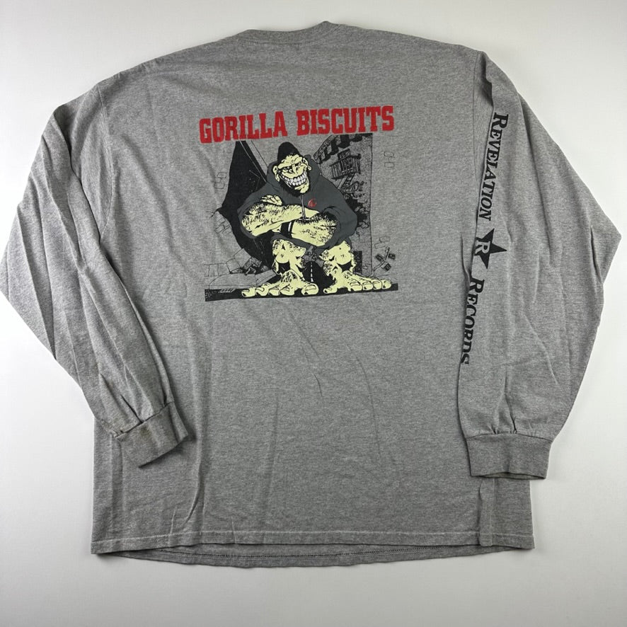 Gorilla Biscuits Long Sleeve Shirt XL Hold Your Ground