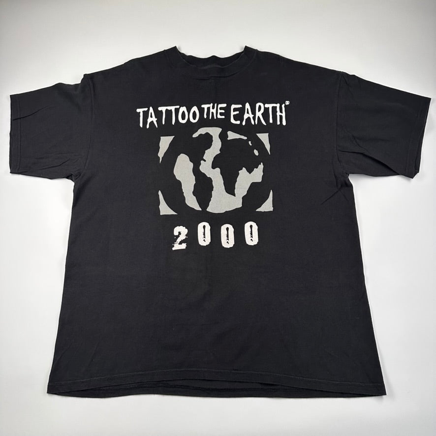 Vintage 2000 Tattoo The Earth Shirt XXL