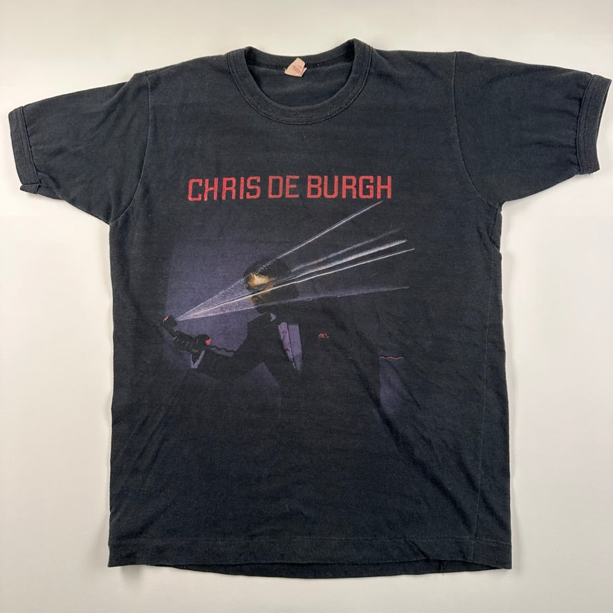 Vintage 1984 Chris De Burgh Shirt Large Man On The Line