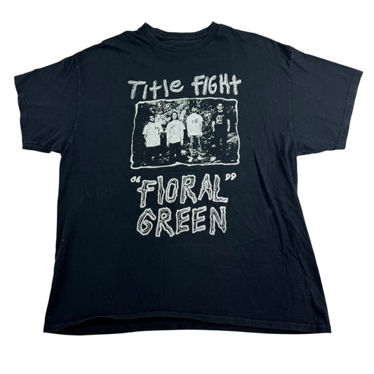 Title Fight Shirt XL Floral Green