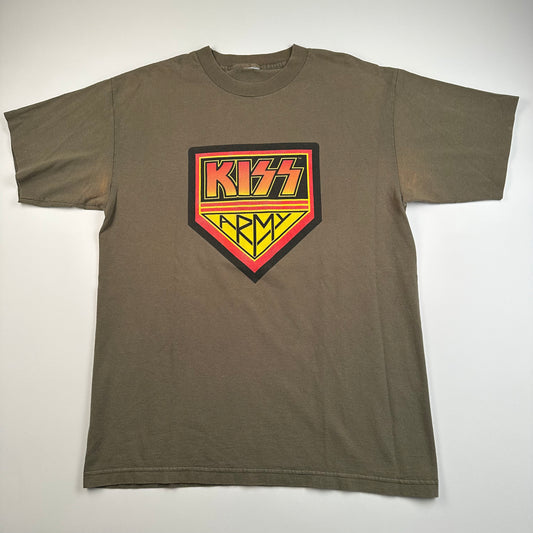 Vintage 90s Kiss Army Shirt Large