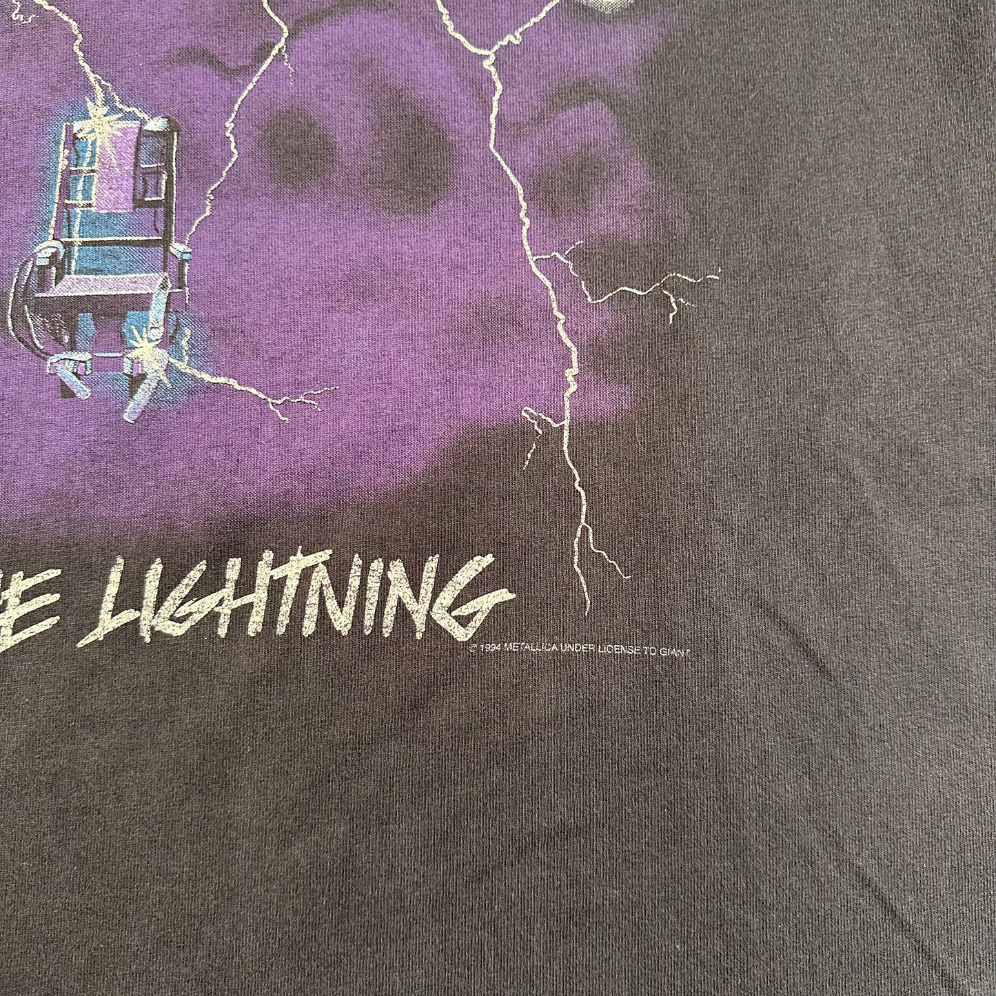 Vintage 1994 Metallica Shirt Large Ride The Lightning