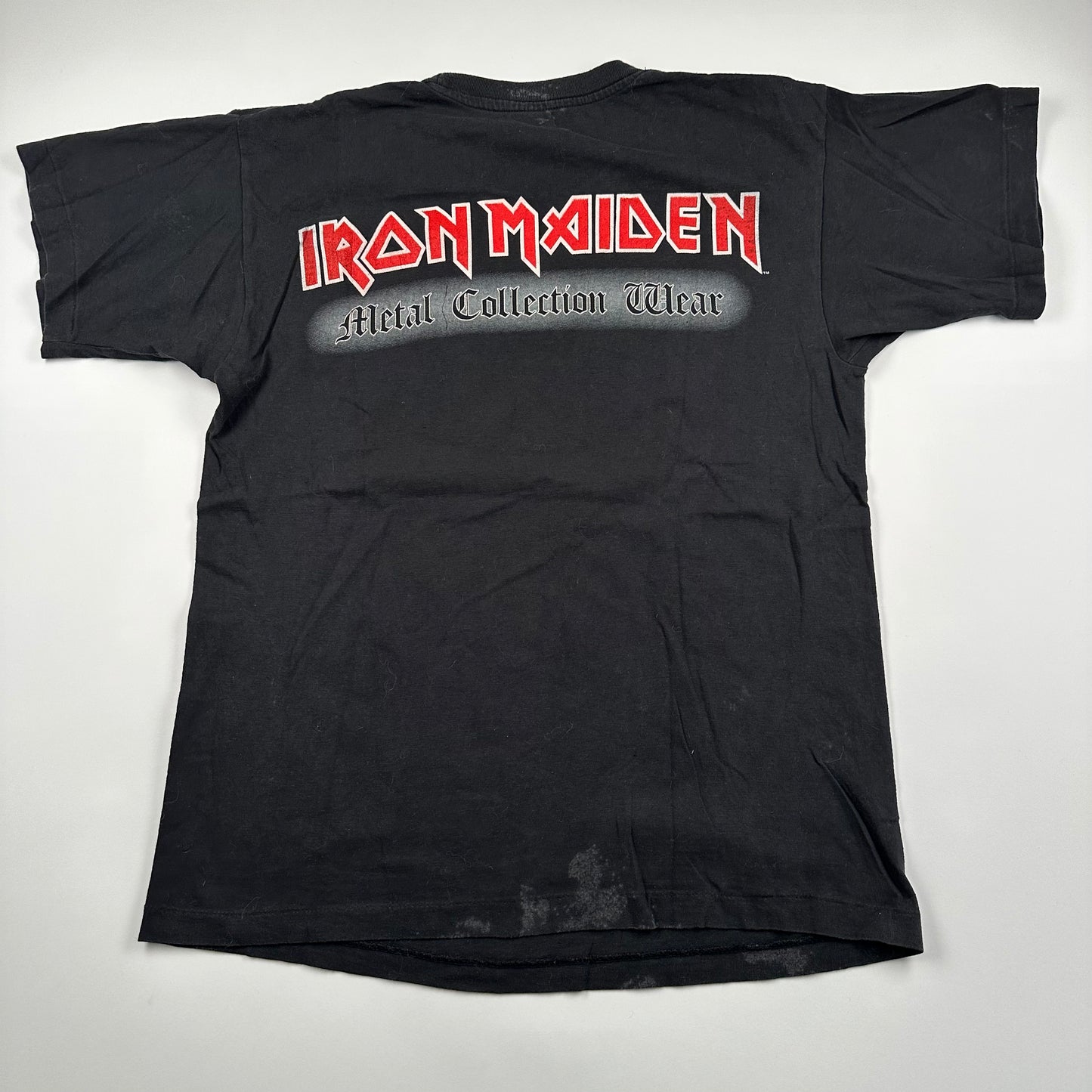 Vintage 1998 Iron Maiden Shirt Large Metal Collection Wear