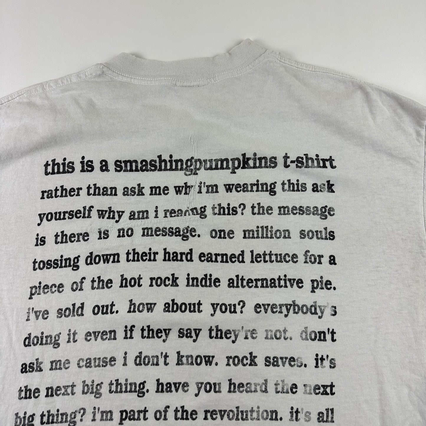 Vintage 90s Smashing Pumpkins Shirt XL This Is A