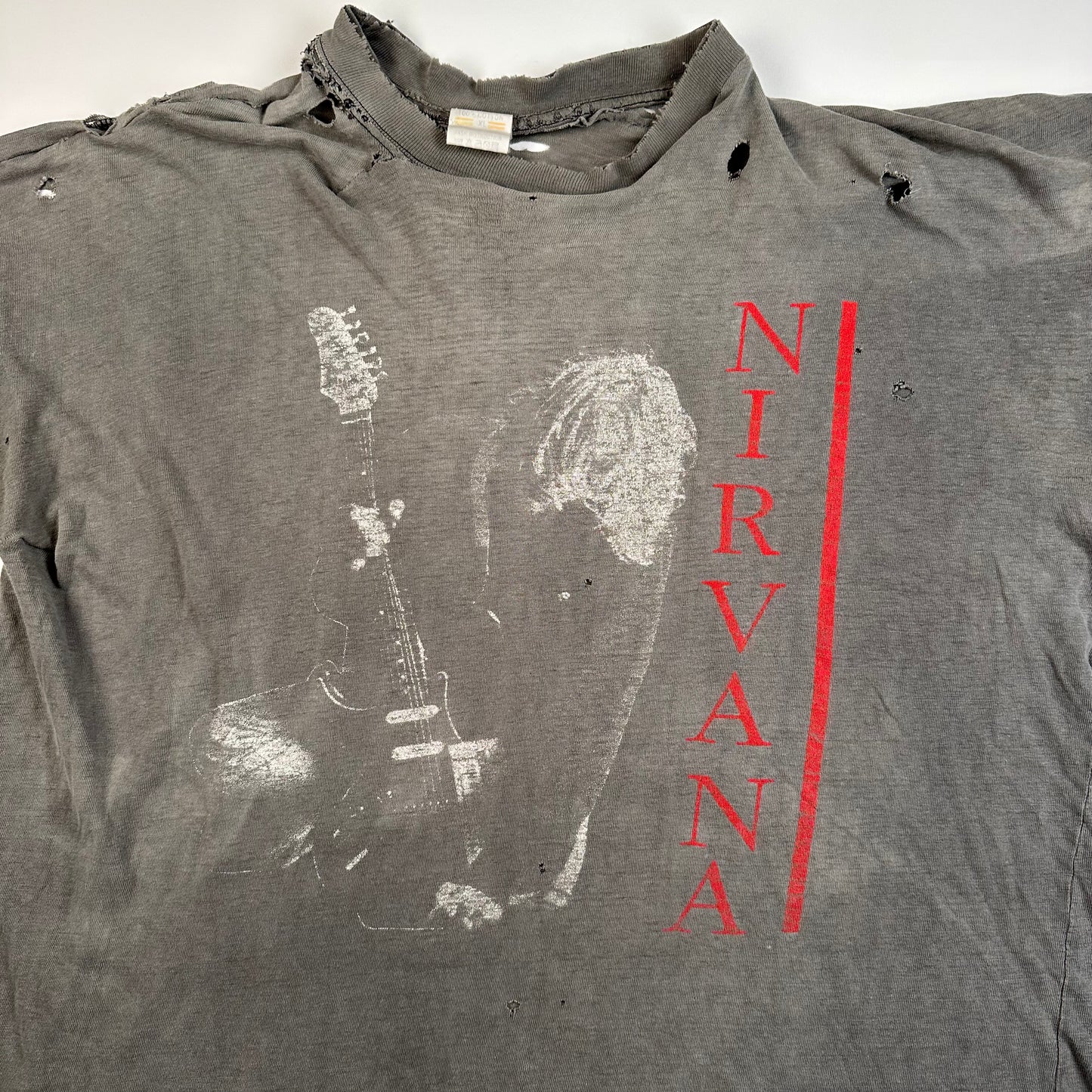 Vintage 90s Nirvana Shirt XL Kurt Cobain