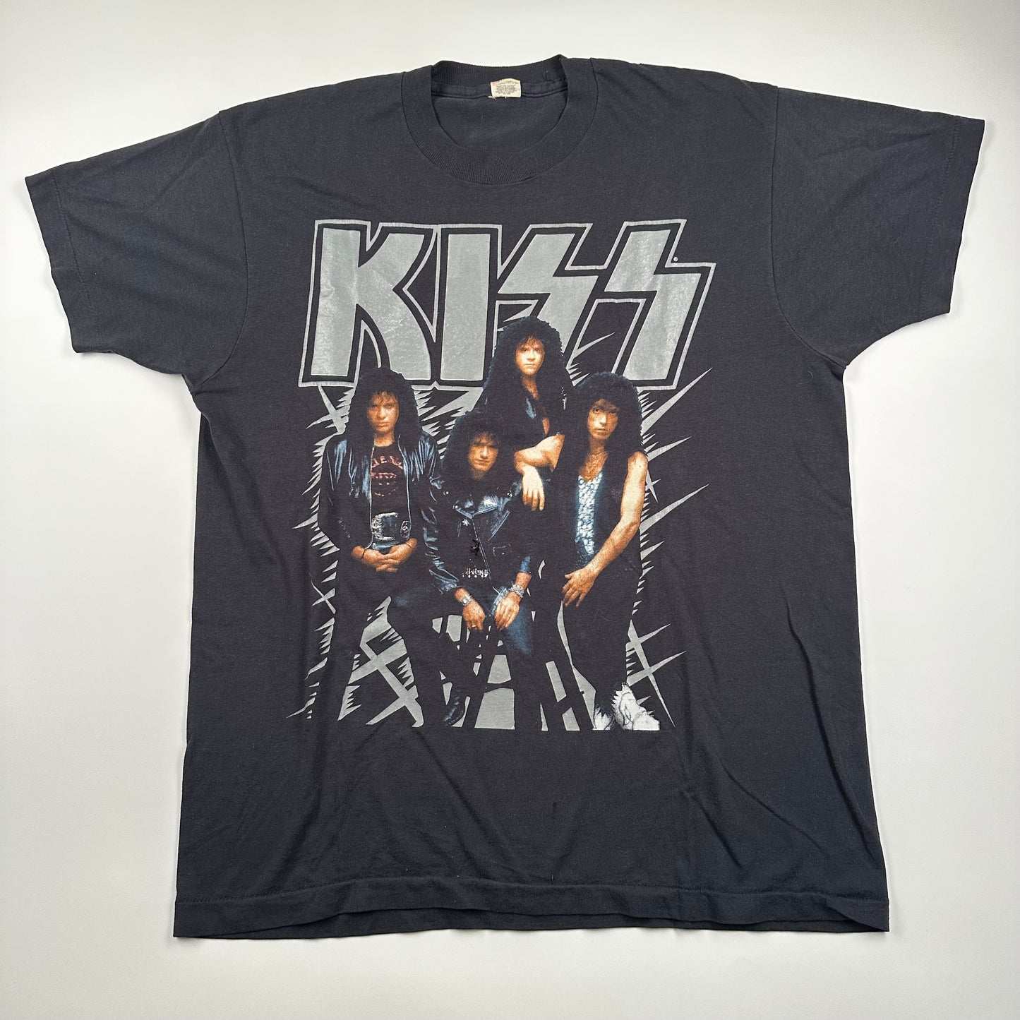 Vintage 1990 Kiss Shirt XL Hot In The Shade