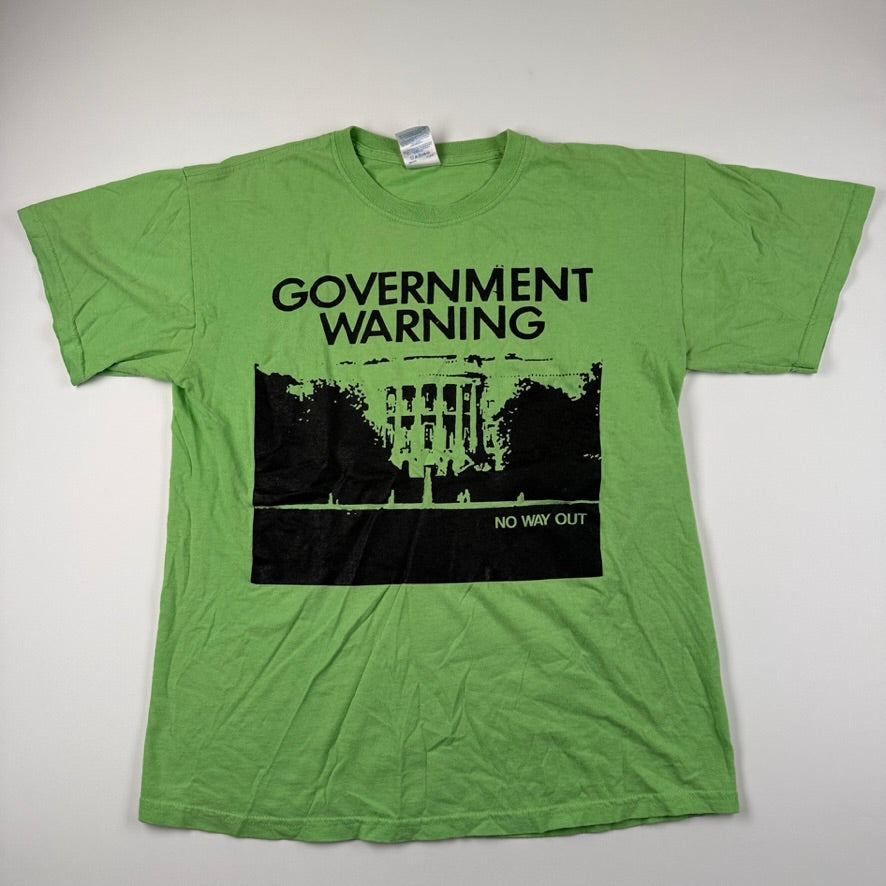 2000s Government Warning Shirt Medium