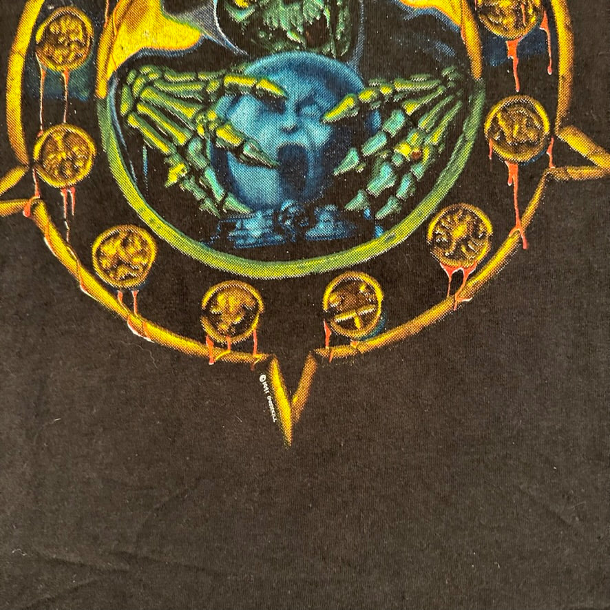 Vintage 1991 Overkill Shirt Large Horror Scope