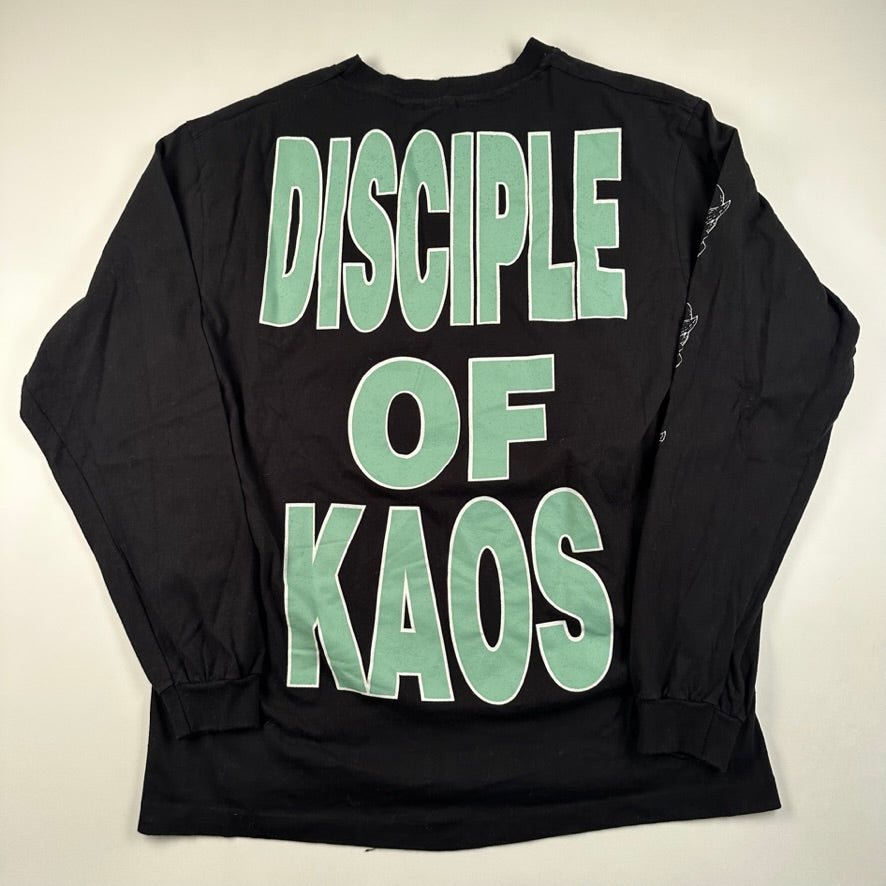 Vintage 90s Overkill Long Sleeve Shirt XL Disciple Of Kaos