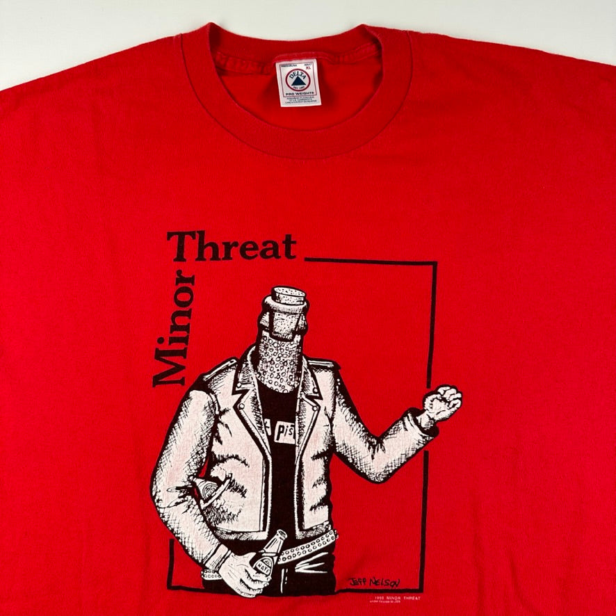 Vintage 1996 Minor Threat Shirt XL Bottled Violence