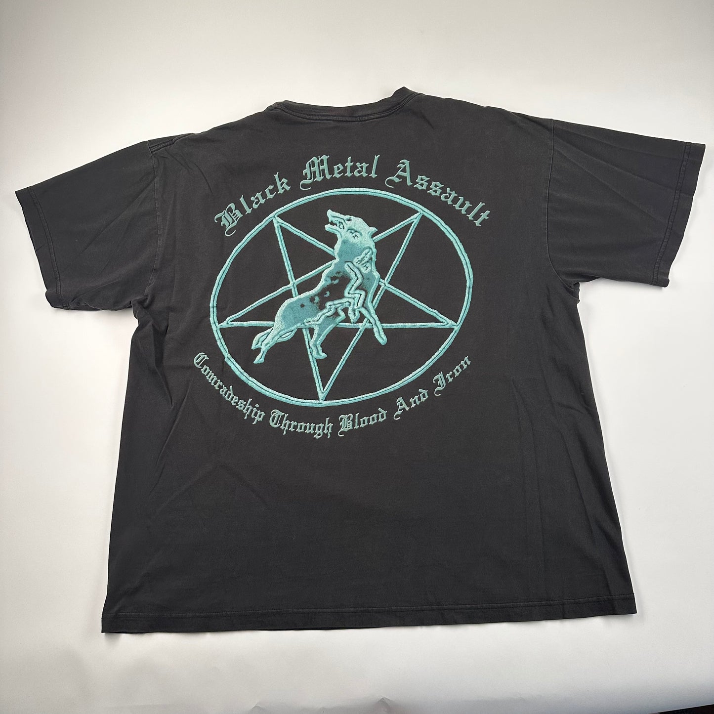 Vintage 90s Marduk Shirt XL Black Metal Assault