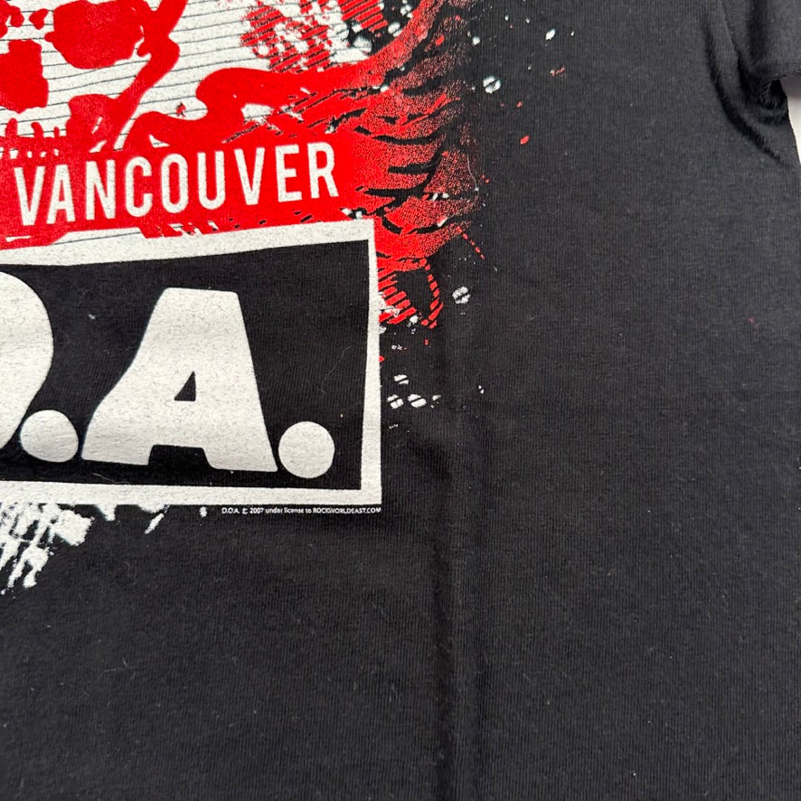 Vintage 2007 D.O.A. Shirt Small Live From Vancouver