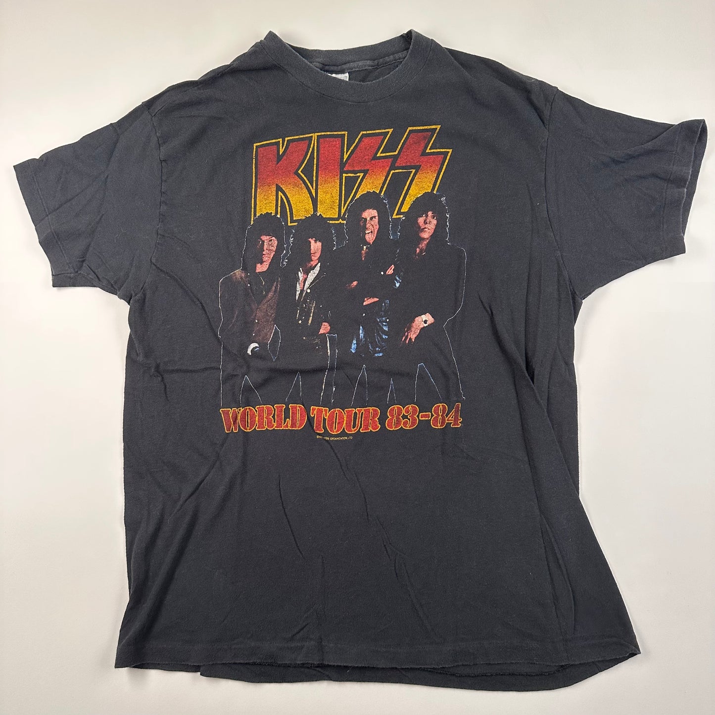 Vintage 1983 Kiss Shirt XL 83-84