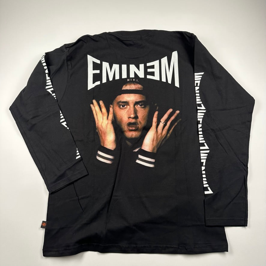 Vintage 2000s Eminem Long Sleeve Shirt Large