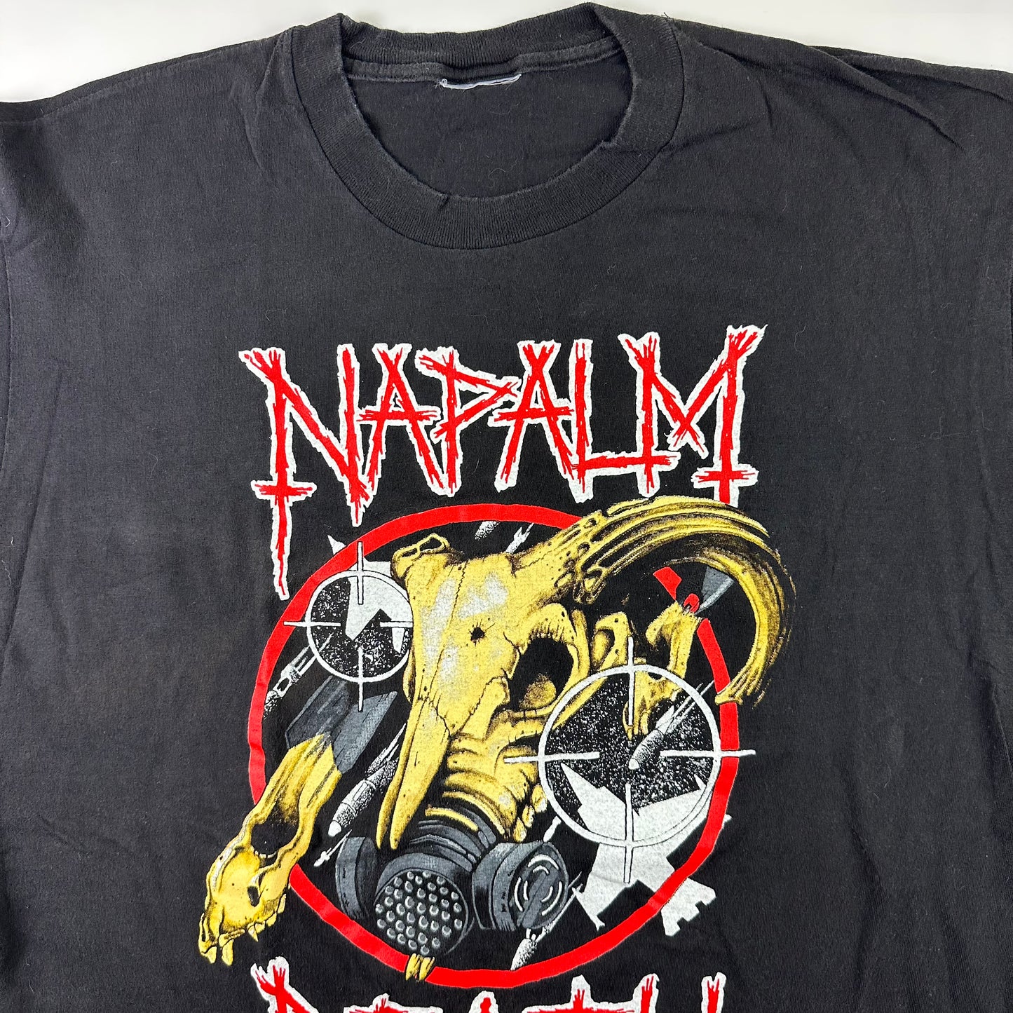 Vintage 1991 Napalm Death Shirt Large