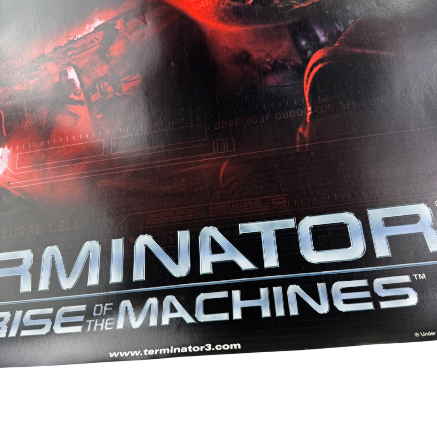 Vintage 2003 Terminator 3 Poster