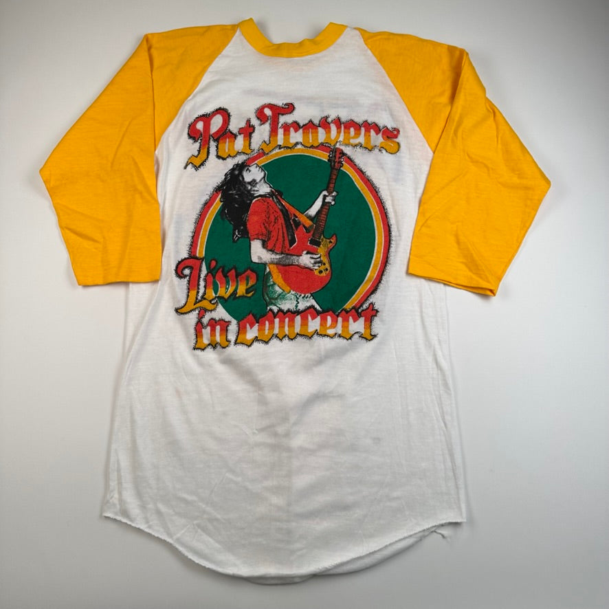 Vintage 80s Pat Travers Shirt XL Snortin Whiskey