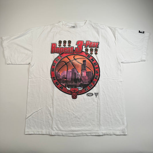 Vintage 1998 Chicago Bulls Shirt Large 3-Peat