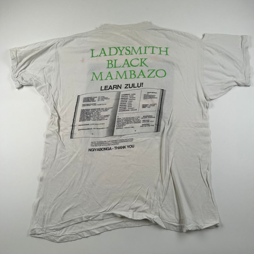 Vintage 1988 Ladysmith Black Mambazo Shirt XL J ourney Of Dreams