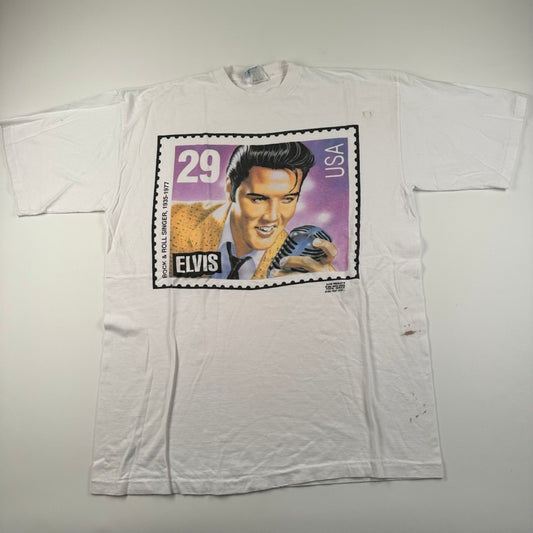 Vintage 1992 Elvis Presley Shirt XL Stamp