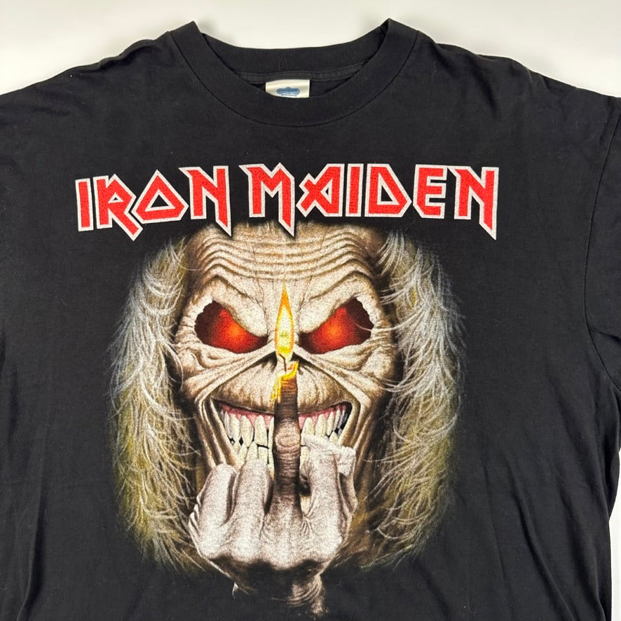 Vintage 90s Iron Maiden Shirt XL Up The Irons