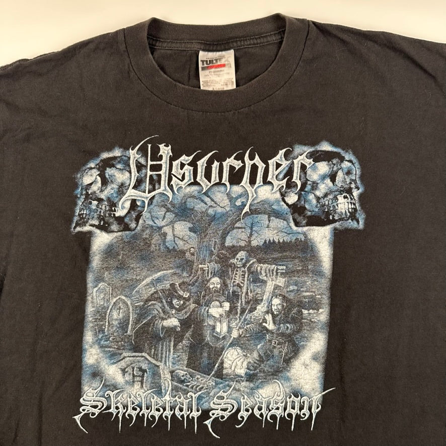 Vintage 1999 Usurper Shirt XL Skeletal Season