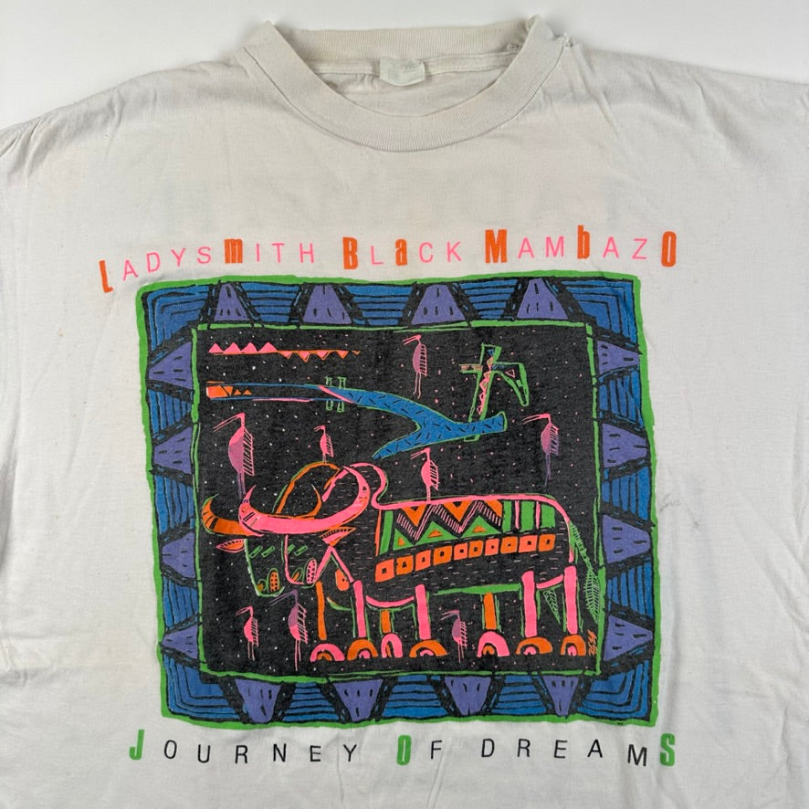 Vintage 1988 Ladysmith Black Mambazo Shirt XL J ourney Of Dreams