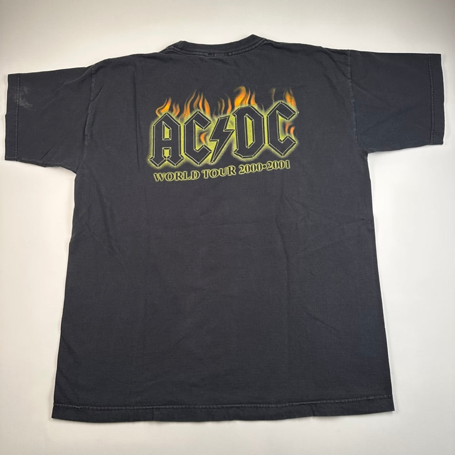 Vintage 2001 AC/DC Shirt XL Hell's Bells