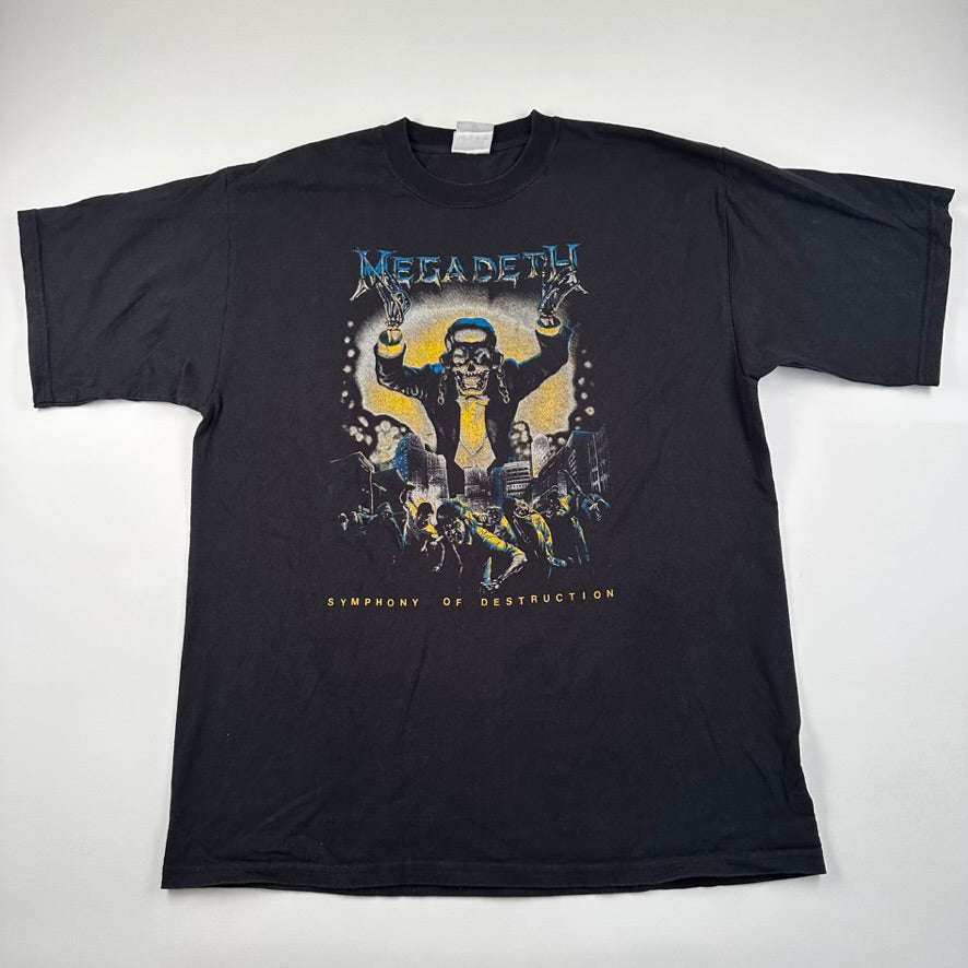 Vintage 90s Megadeth Shirt XL Symphony Of Destruction