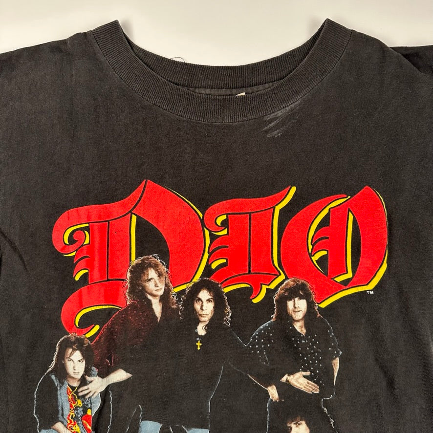 Vintage 90s Dio Shirt Medium Lock Up The Wolves