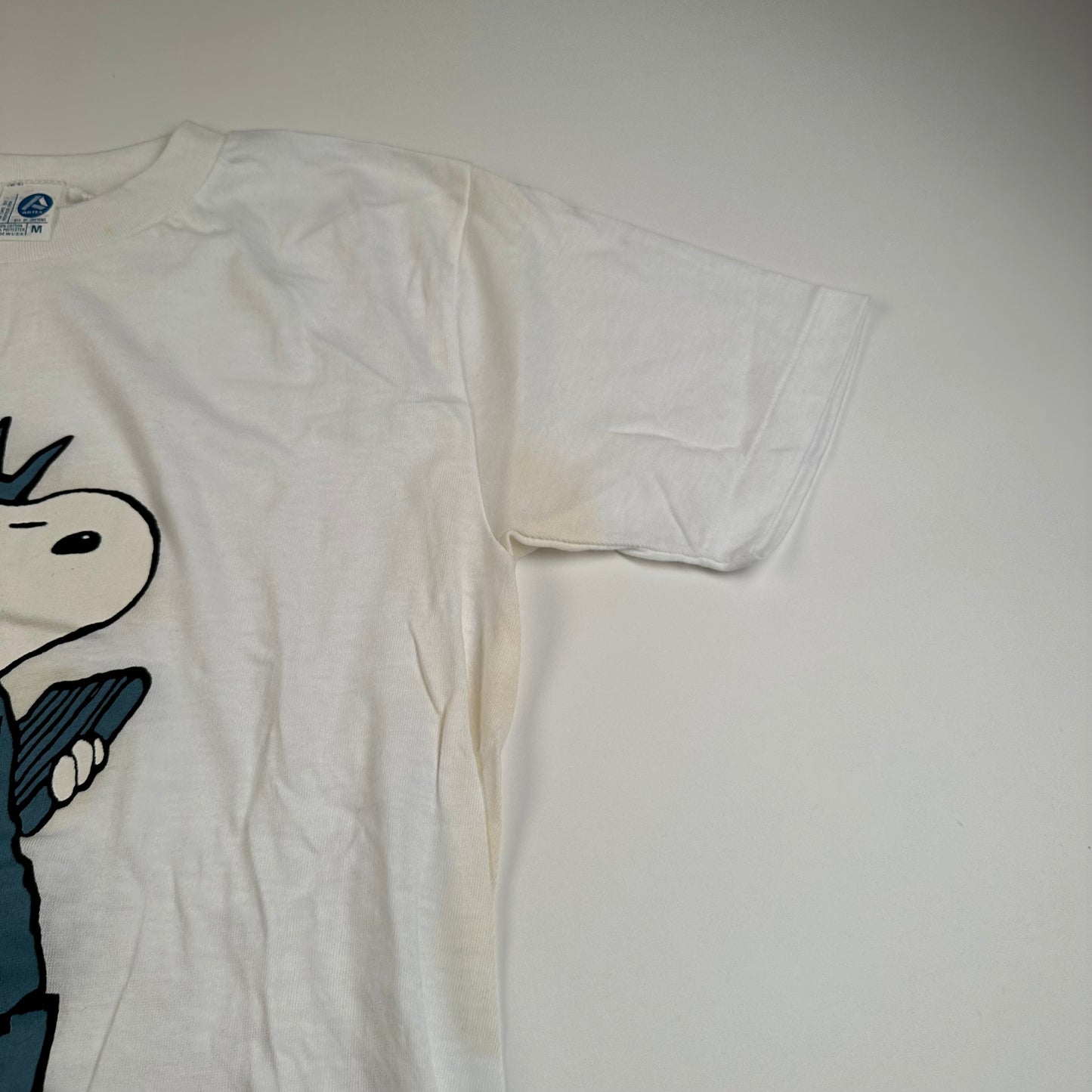 Vintage 70s Snoopy Statue Of Liberty Shirt Medium