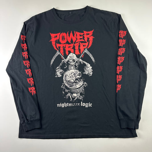 Power Trip Long Sleeve Shirt XXL Nightmare Logic