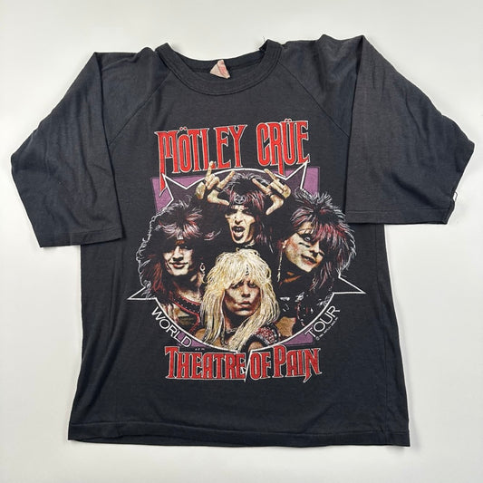 Vintage 1985 Motley Crue Shirt Medium Theatre Of Pain