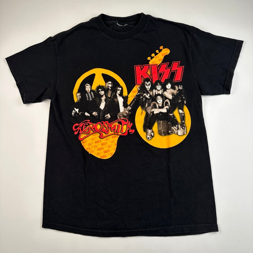 Vintage 2003 Kiss Aerosmith Shirt Medium