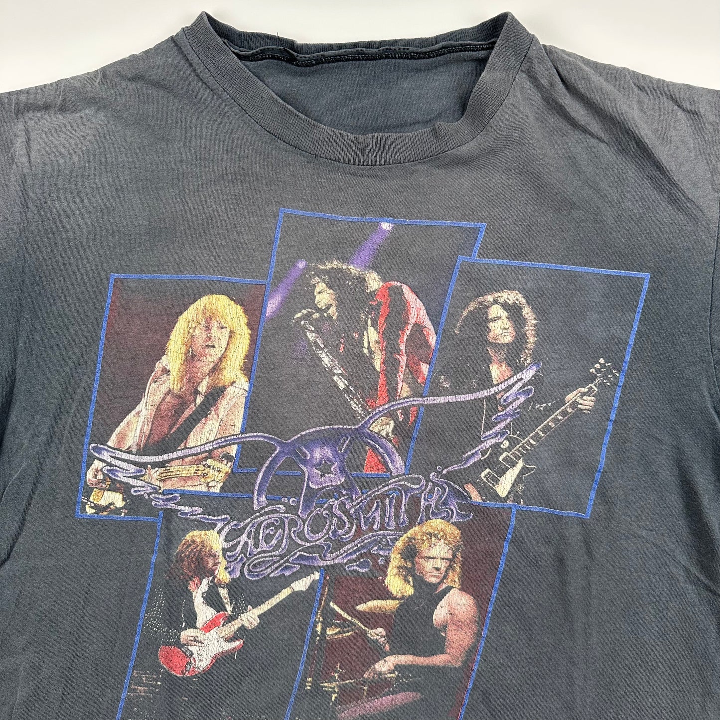 Vintage 1990 Aerosmith Shirt Large Pump