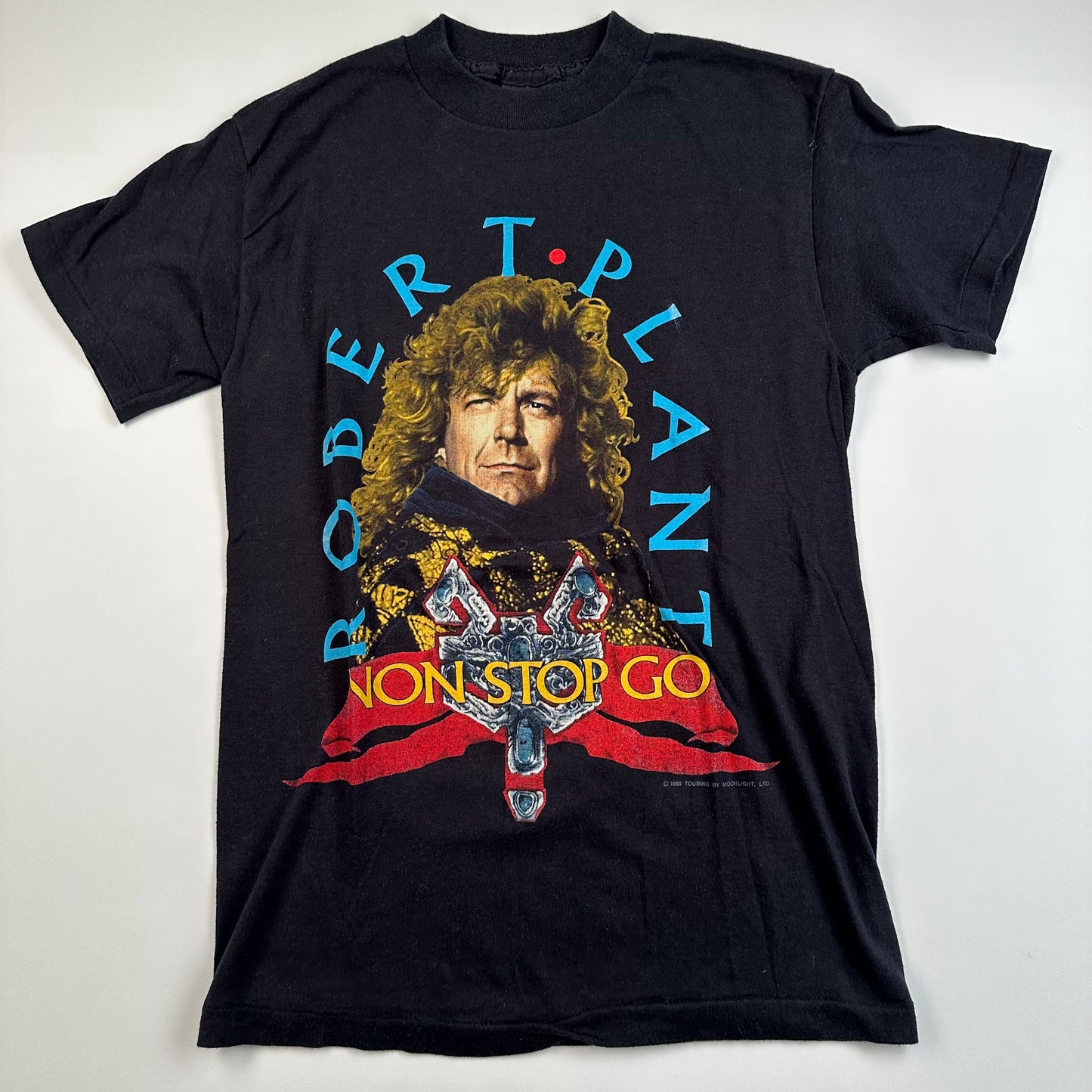 Vintage 1988 Robert Plant Shirt Small Non Stop Go