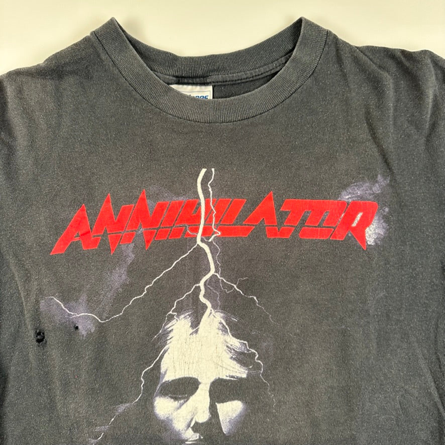 Vintage 1990 Annihilator Shirt Large Never Neverland