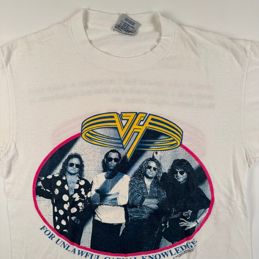 Vintage 1991 Van Halen Shirt Large For Unlawful Carnal