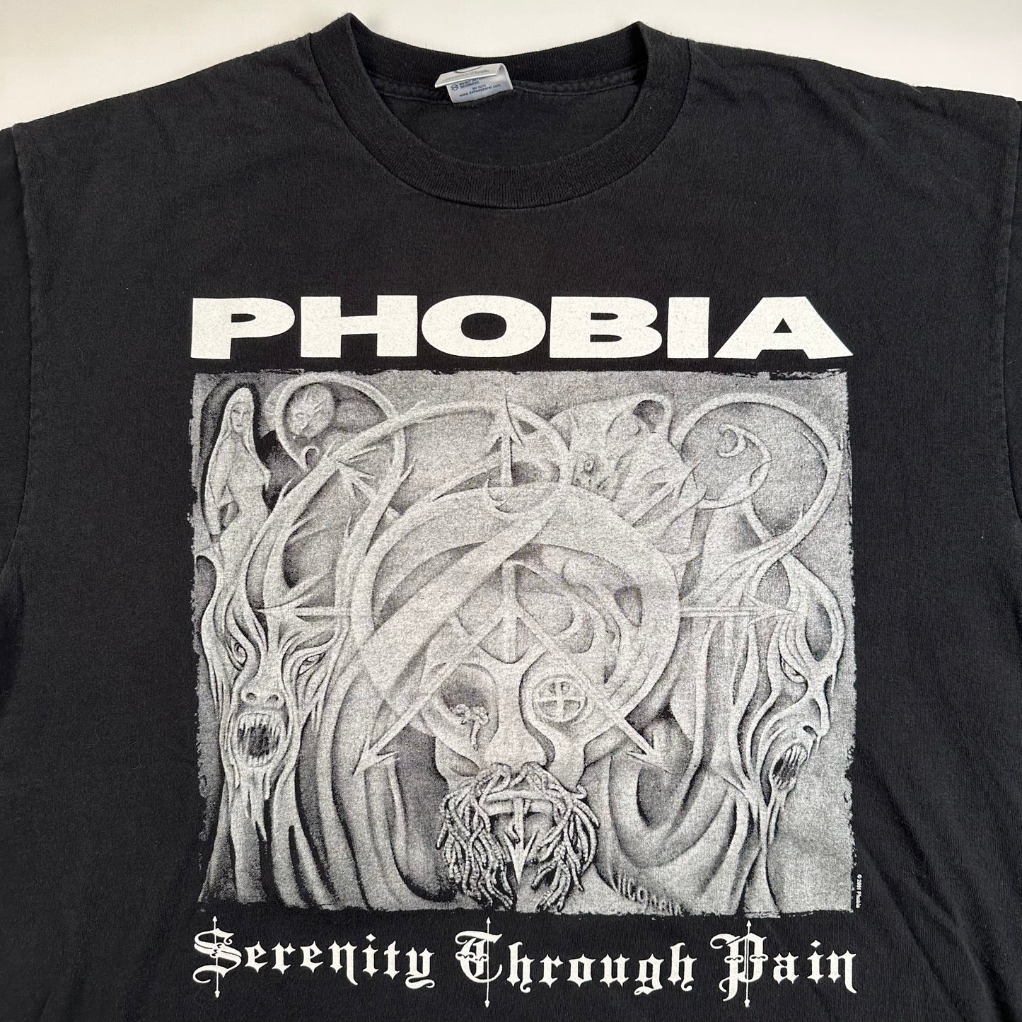 Vintage 2001 Phobia Shirt XL Grind Your Head