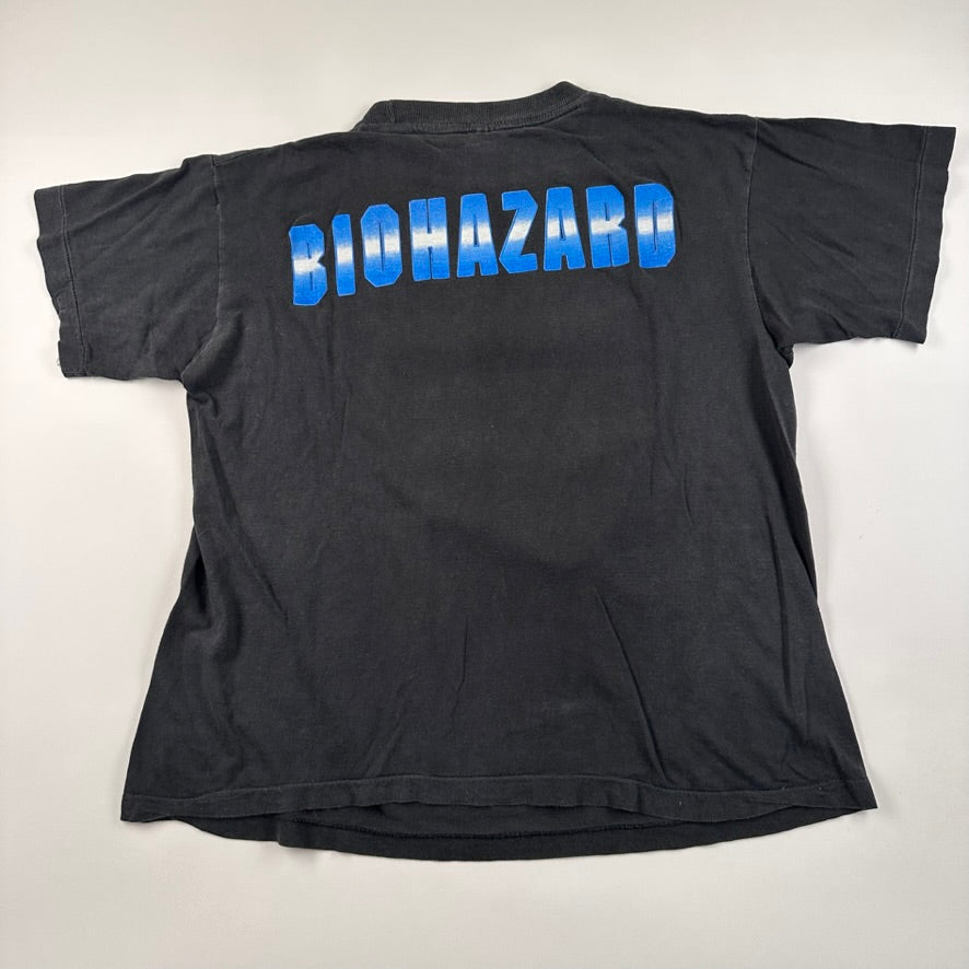 Vintage 90s Biohazard Shirt Medium