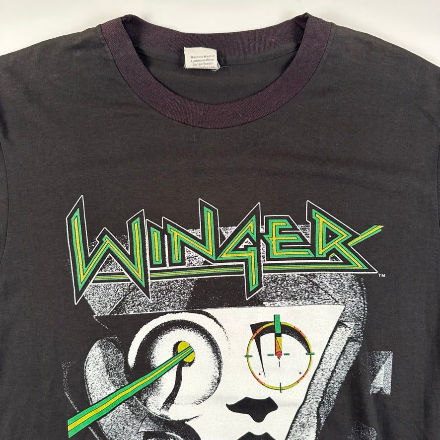 Vintage 1989 Winger Shirt Large Too Tuff To Tame