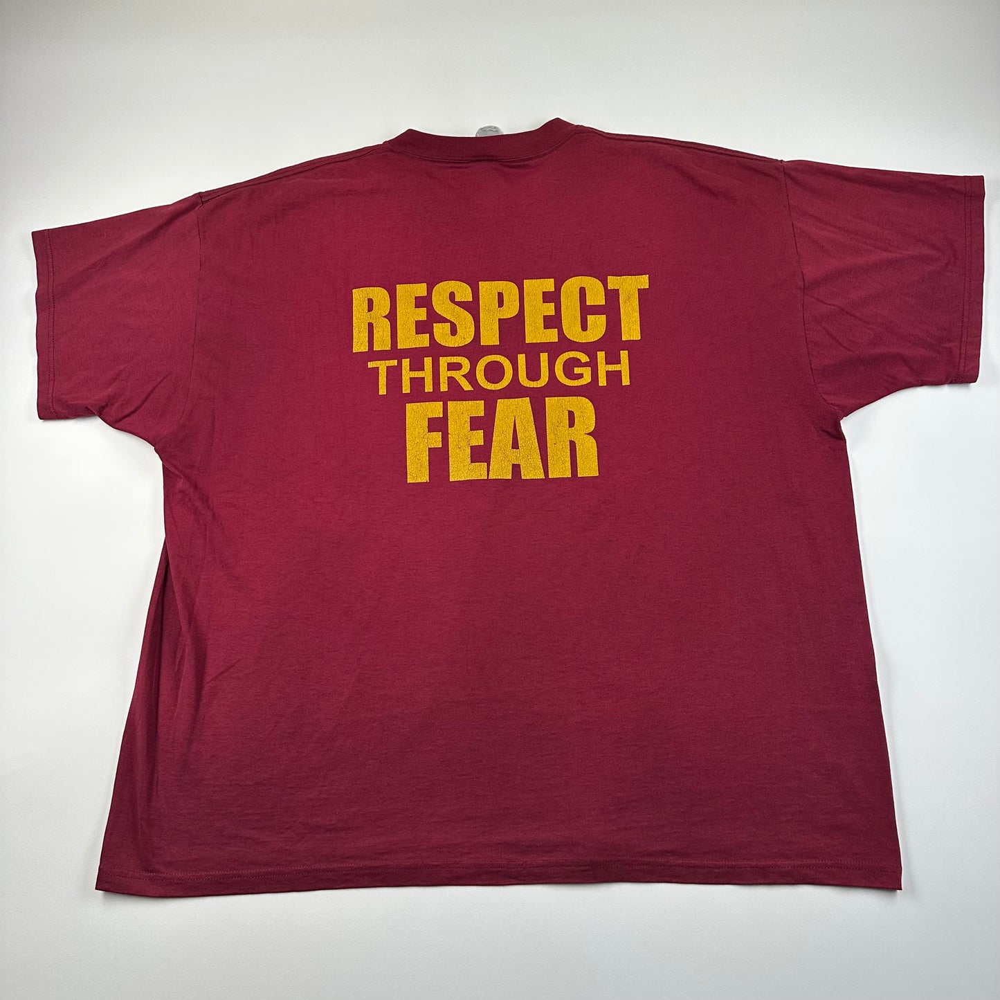 Vintage 2000s Bulldoze Shirt XXXL Respect Through Fear