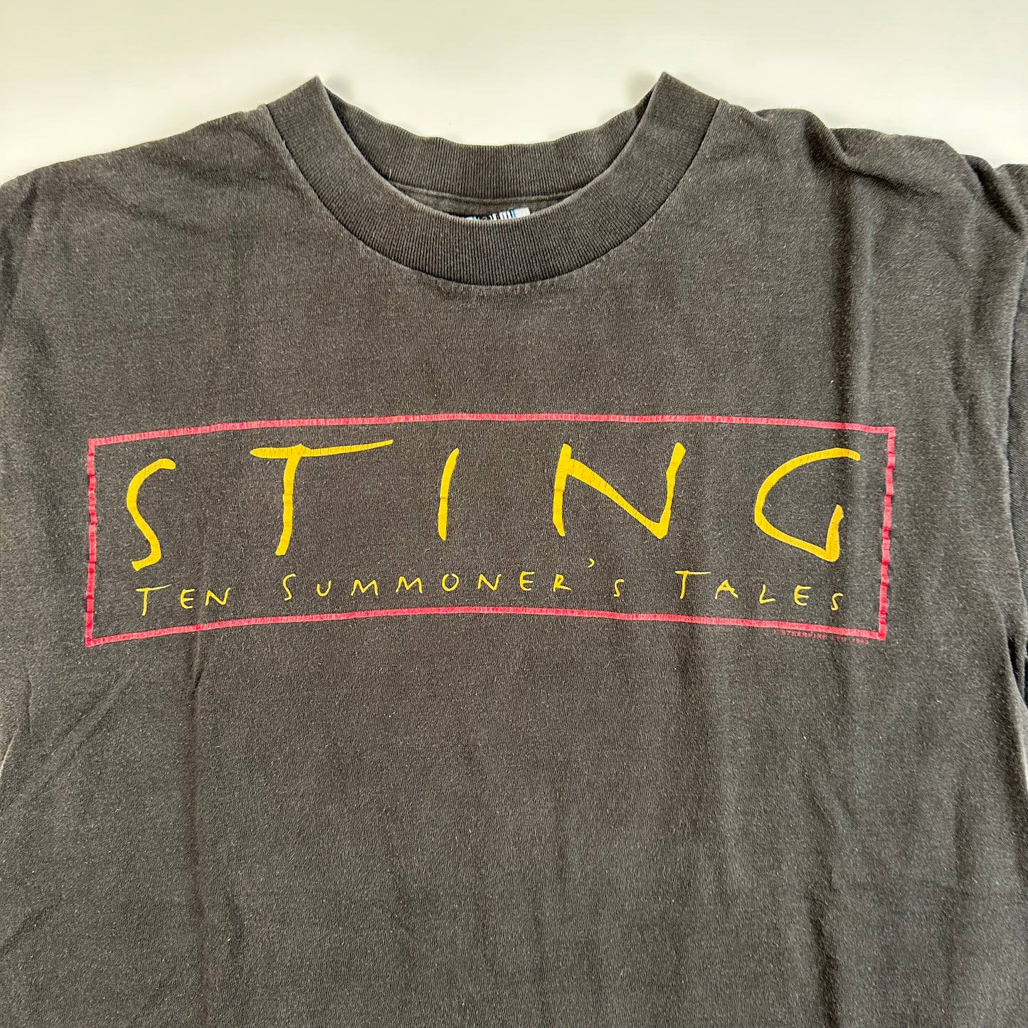 Vintage 1993 Sting Shirt Large Ten Summoner's Tales