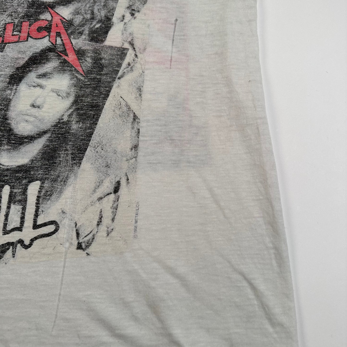 Vintage 1988 Metallica Shirt Medium And Justice For All