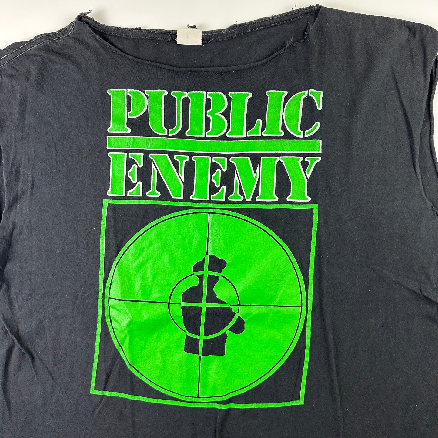 Vintage 90s Public Enemy Sleeveless Shirt XL