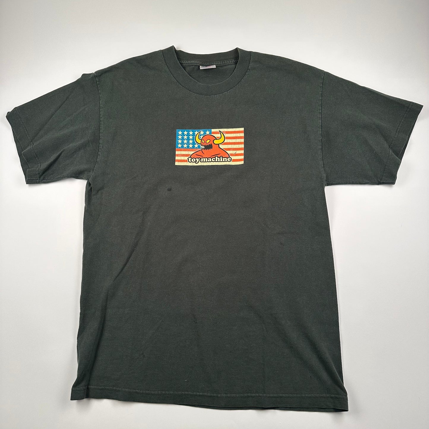 Vintage 90s Toy Machine Shirt Large Flag