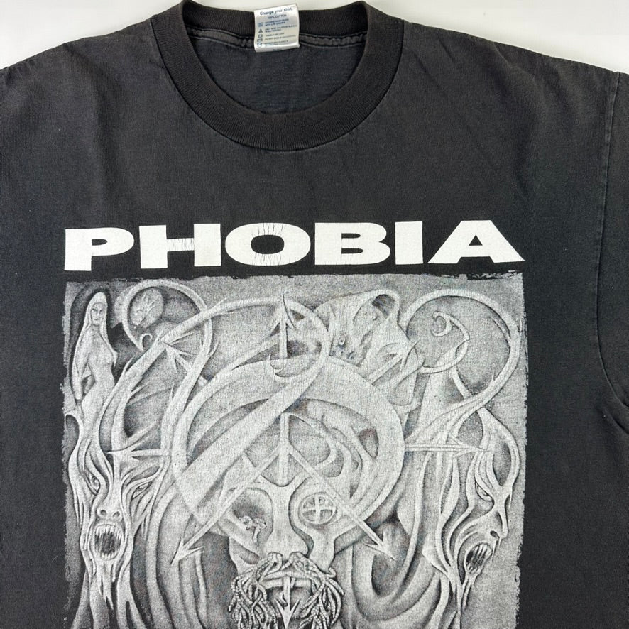 Vintage 2001 Phobia Shirt Large Grind Your Head