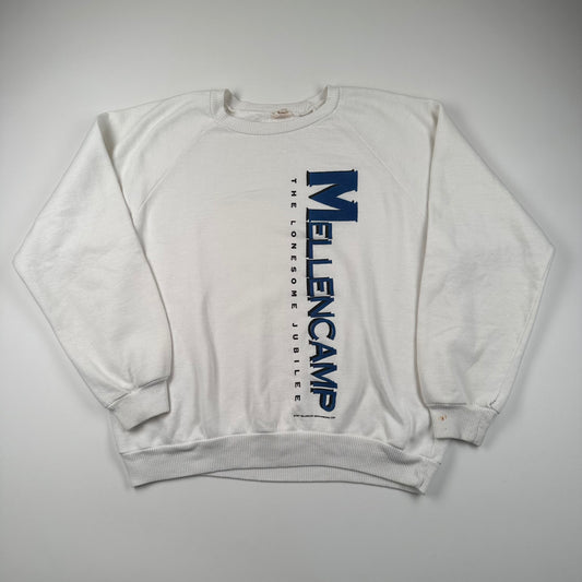 Vintage 80s John Mellencamp Crewneck Sweatshirt Large