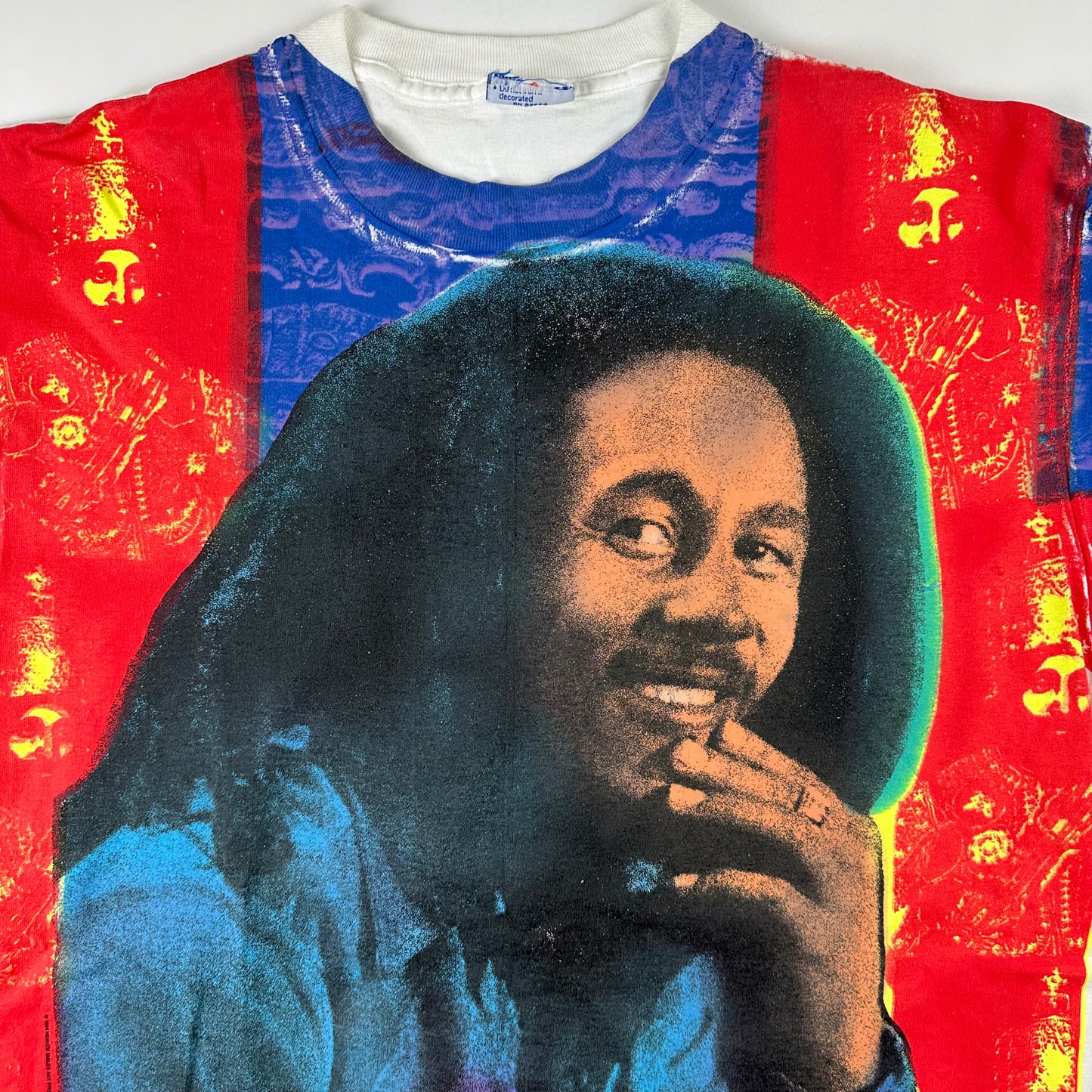 Vintage 90s Bob Marley Shirt XL Heaven Smiles